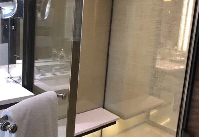 酒店浴室玻璃工程案例