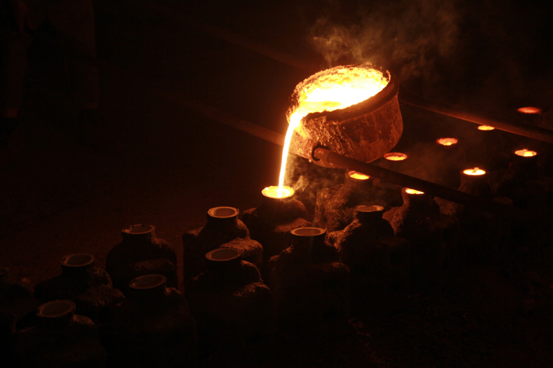 Steel Pouring