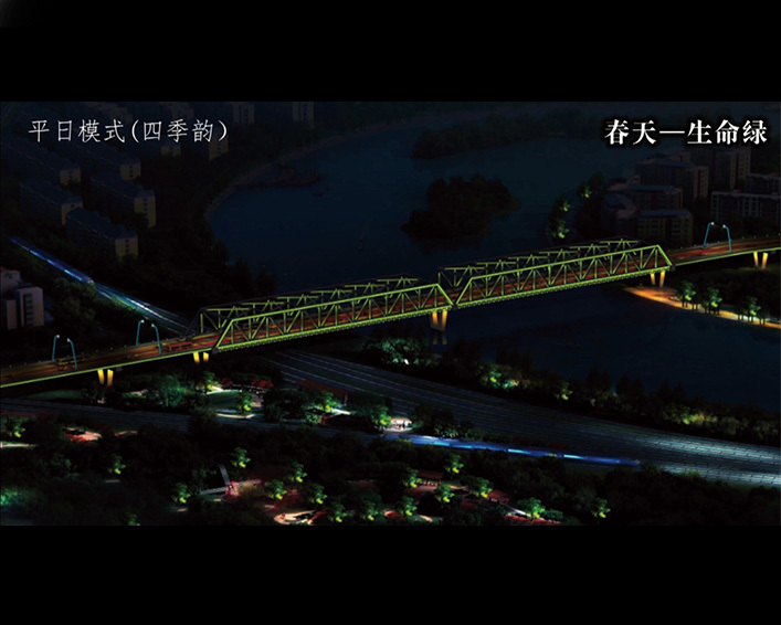 葫蘆島海翔高架橋-夜景亮化項目