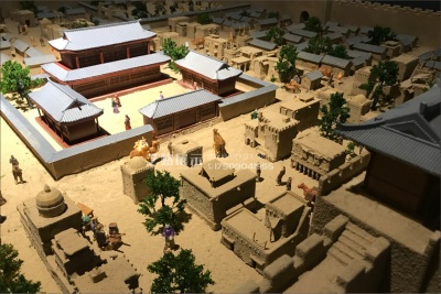 新疆古城复原模型