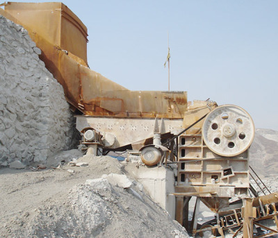 Crushing of magnesite raw materials (south area)