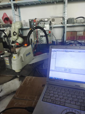 爱普生机器人Rc90控制柜维修测试案例