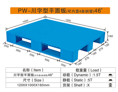 PW-川字型平面板（可内置4条钢管）46