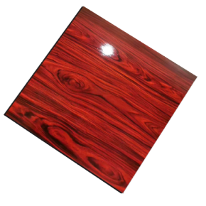 新疆橱柜红木纹覆膜不锈钢板