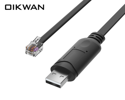 中山RS232 USB to RJ12 Console Cable