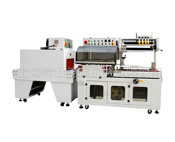 TS-500LC+TS-5030C Fully automatic L-shaped sealing + shrink packaging machine