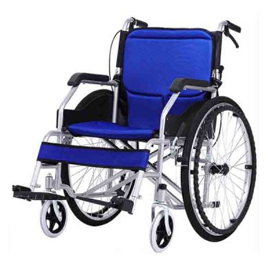 手动轮椅厂家24英寸折把软座款