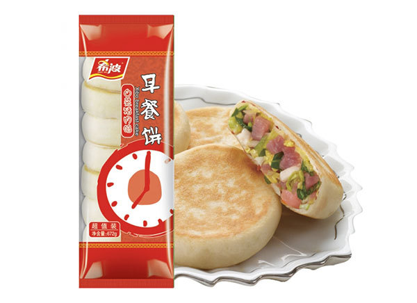 广东八粒装白菜猪肉早餐饼