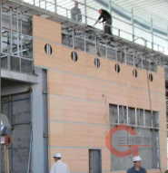 大型铝单板水泥压力板，幕墙施工