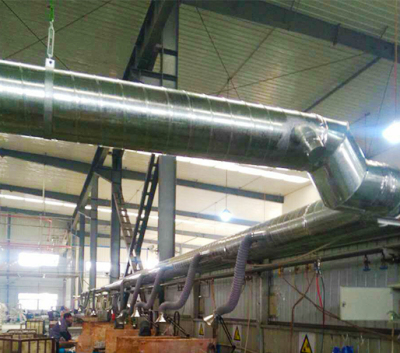 天津某电动车制造有限公司焊烟净化系统.