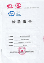 China approved quality inspection report