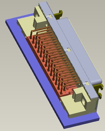 1.27mm NP SCSI 插座 90°CN型