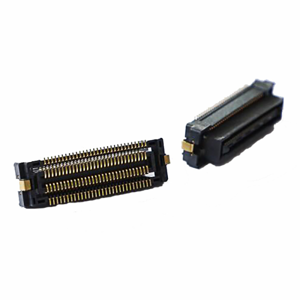 0.8MM浮动式 板对板连接器 公座 带柱 对插合高11.0MM