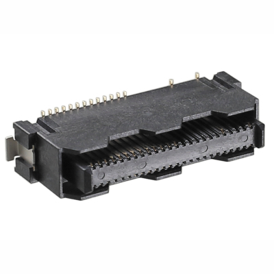 0.5MM浮动式 板对板连接器 公座 带柱 对插合高14.3MM