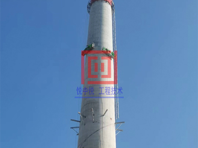 新疆烟囱检修平台旋转梯安装