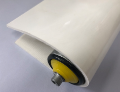 4mm white PVC flat conveyor belt