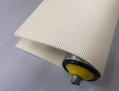 2.5 White PVC single-side diamond conveyor belt
