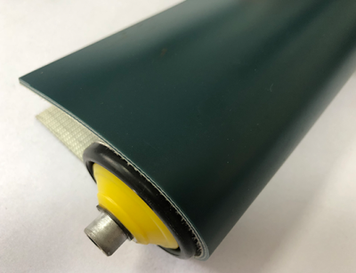 3mm dark green PVC flat conveyor belt