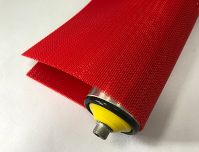 1.6mm red polyester flat mesh