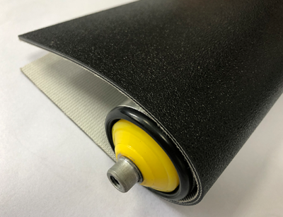 3mm black PVC sand grain conveyor belt