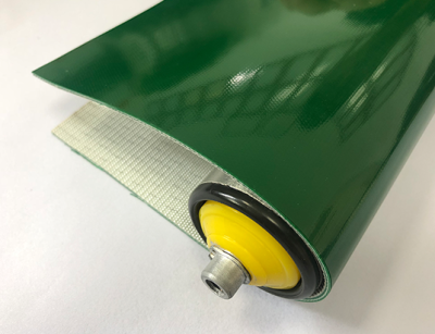 2mm green PVC flat conveyor belt