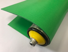 2mm green PVC double-sided cloth conveyor belt