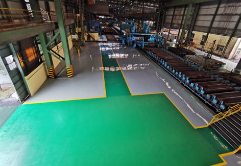 新钢中厚板厂房地坪改造工程 | 泽林案例