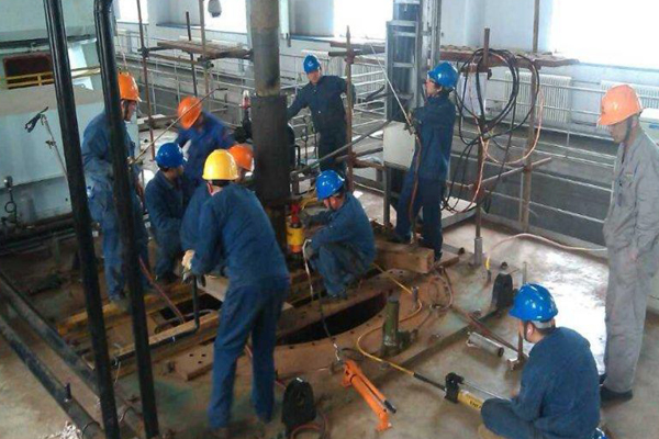 河南汽轮机循环水泵大修工程
