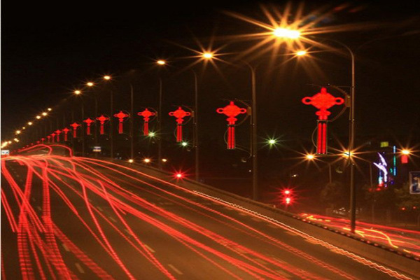 马路LED中国结案例