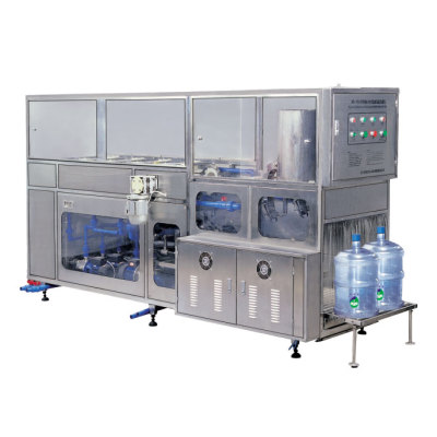 全自动洗瓶灌装机XG-100J(200桶/小时)