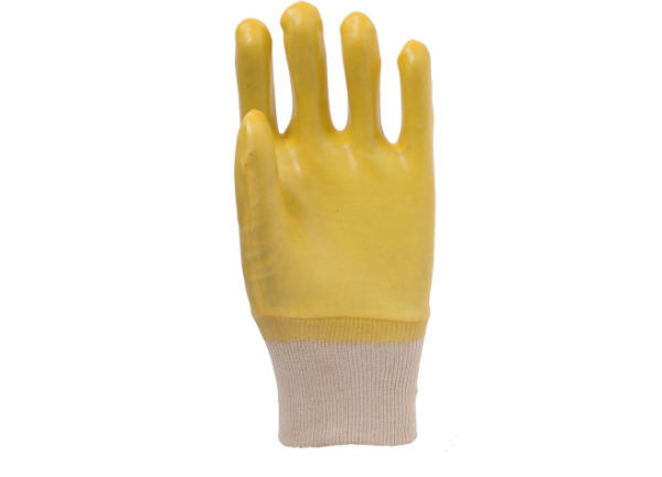 黄色罗口手套