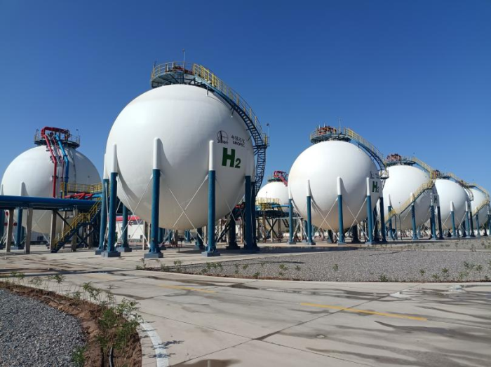 新疆库车绿氢示范项目-十台1875m³储氢球罐