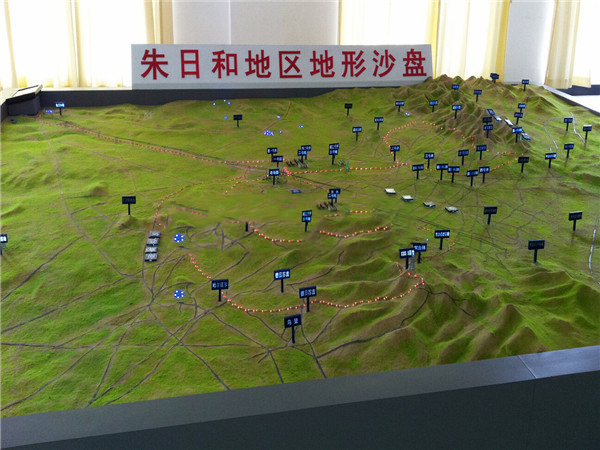 上海军事沙盘模型