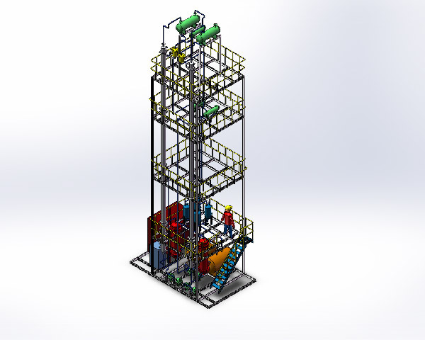 天津双塔3D模型