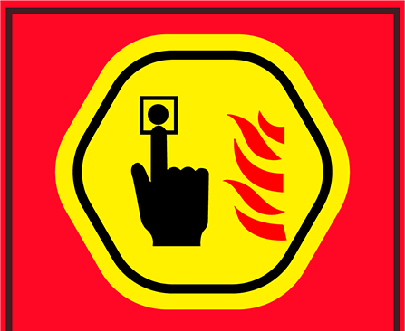 手动火灾报警装置图标