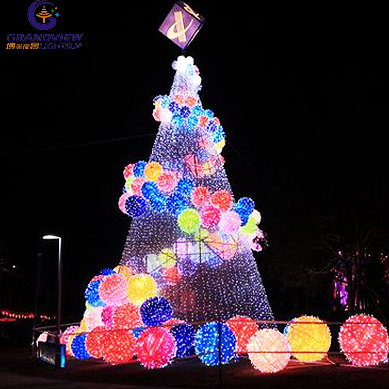 led圣诞灯,造型灯厂家,节日装饰亮化工程