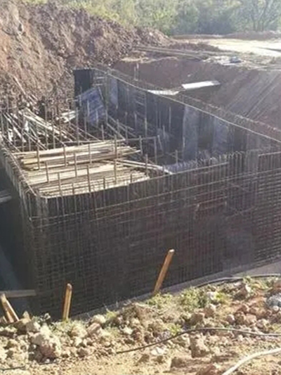 康平县监狱地下污水调节池砌筑工程