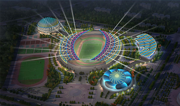 平南体育中心项目亮化设计