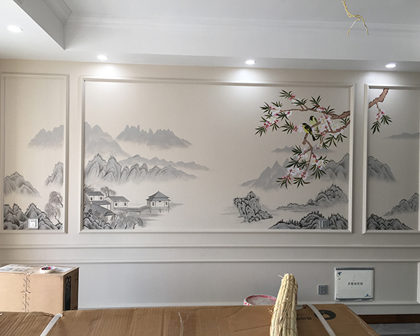 南京家装彩绘壁画
