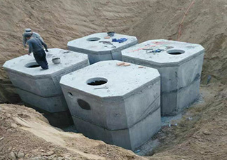 新疆乌海水泥化粪池