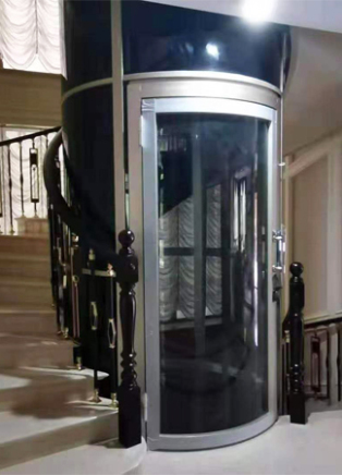 吉林铝合金弧形观光电梯