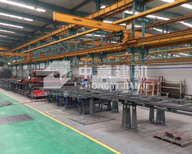 管廊钢筋焊接生产线用于中意建机生产基地