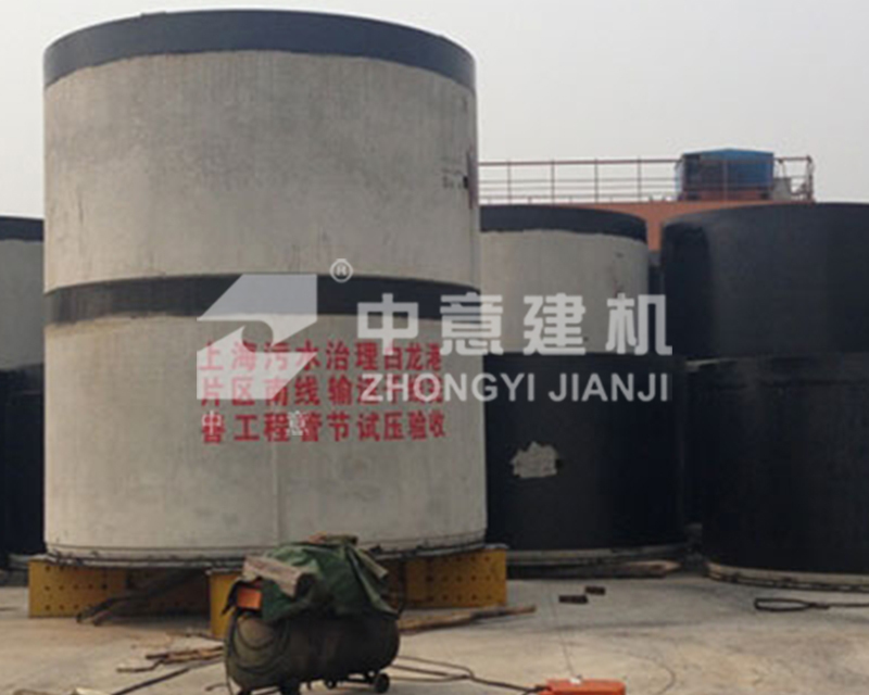 Ф4000管用于上海污水治理白龙港片区输送干线工程