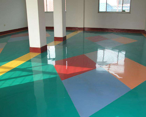 彩色固化剂地坪