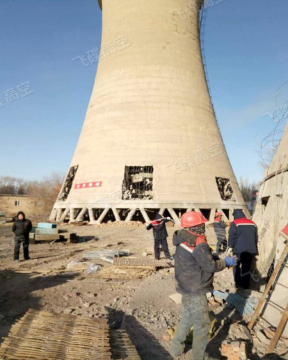 广东电厂冷却塔拆除