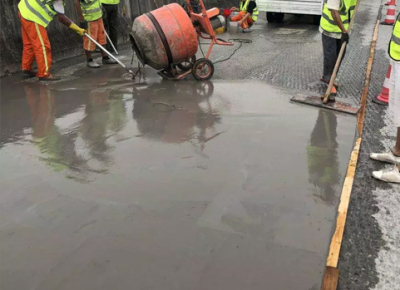 水泥路面快速修补料施工案例