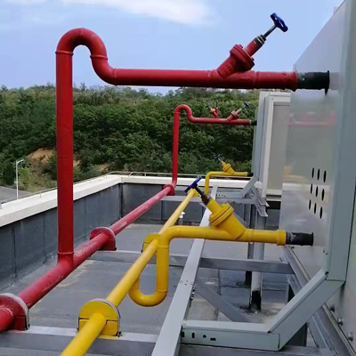 风冷凝器系统管路