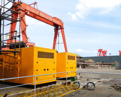 江苏大洋海洋装备有限公司向重庆中胜华东区域总部扬州中顺发电设备有限公司购买3台防雨型柴油发电机组