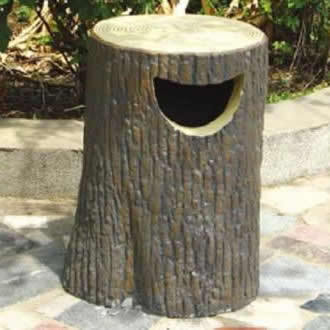 玉溪砖木垃圾桶
