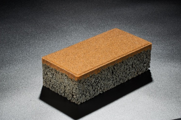 普通陶瓷生态海绵砖（金黄）